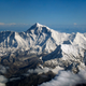 Aerial view of Mount Everest